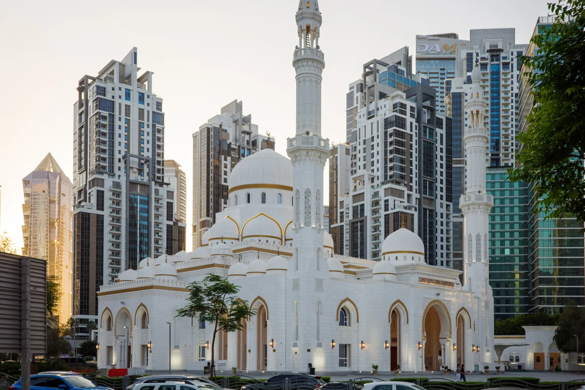 Shayx Rashid Al Maktum masjidi ko'rinishi