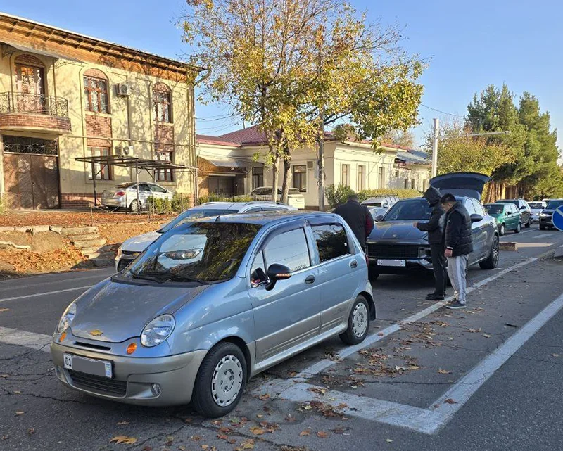 ДТП с PORSCHE CAYENNE и MATIZ